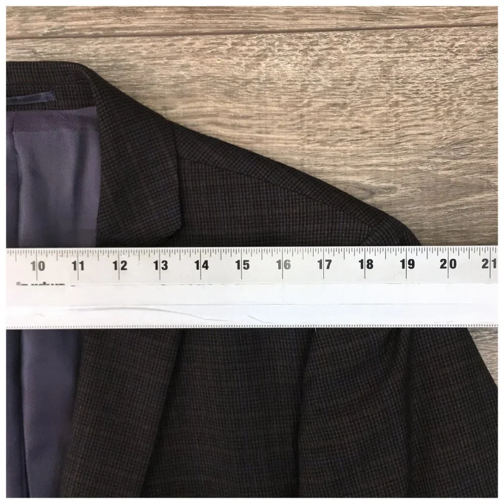 Marc Martin Mens Blazer Sport Coat Two Button‎ Jacket Wool 44R Men Casual Suits